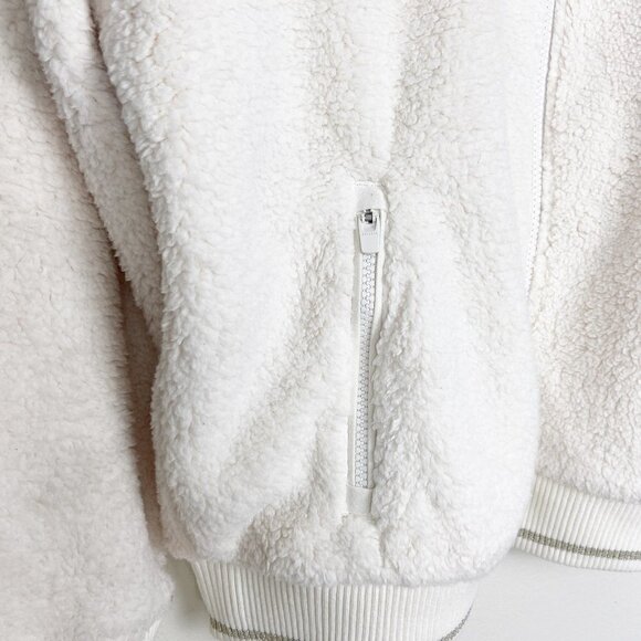 ATHLETA | Tugga Sherpa Cream Jacket Large NWT - Picture 8 of 13